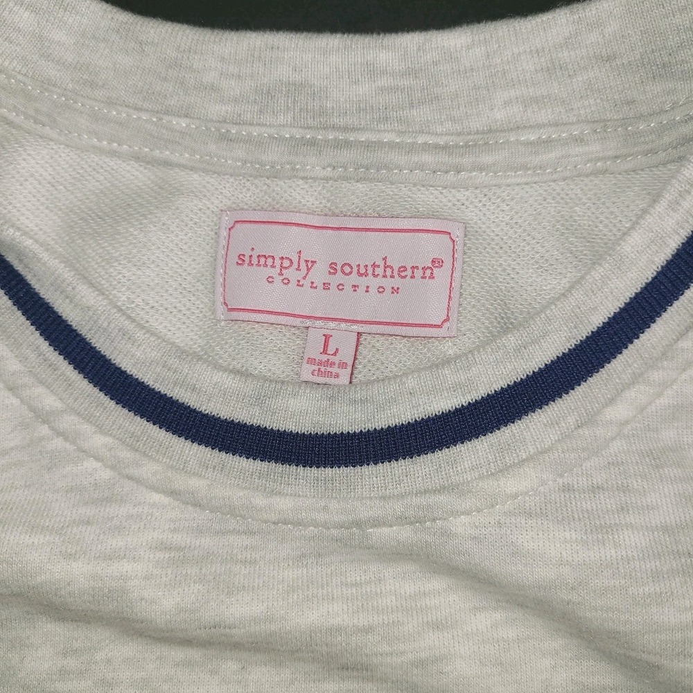 Simply Southern Sweatshirt Womens Large "Put It On My Husband's Tab Graphic" top - Picture 5 of 6